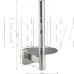 GFMARK 87008 Держатель для туалетной бумаги и бумажного полотенца, вертикальный, из нержавеющей стали, с квадратным основанием, цвет САТИН