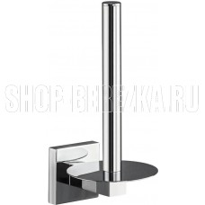 GFMARK 84008 Держатель для туалетной бумаги и бумажного полотенца, на квадратном основании, ВЕРТИКАЛЬНЫЙ, цвет ХРОМ