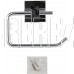 GFMARK 84002 Держатель туалетной бумаги без экрана, на квадратном основании, цвет ХРОМ