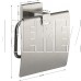 GFMARK 87003 Держатель туалетной бумаги с экраном, из нержавеющей стали, с квадратным основанием, цвет САТИН