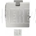 GFMARK 87003 Держатель туалетной бумаги с экраном, из нержавеющей стали, с квадратным основанием, цвет САТИН