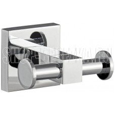 GFMARK 84115 Крючок двойной, на квадратном основании, цвет ХРОМ