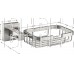 GFMARK 87007 Мыльница металлическая, решётка, с креплением к стене, из нержавеющей стали, с квадратным основанием, цвет САТИН
