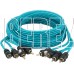 ASPECT RCA-CL4.25, Cyan Line, витая пара, OFC, 1 экран, 4RCA-4RCA, 2.5м