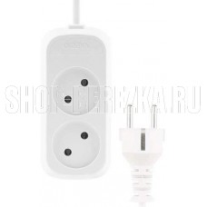 CADENA 2 гн MID 1,5м бз ПВС 2*1 10А белый