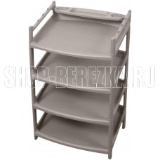 HOMVER Рамбай для обуви 4 полки, 505х410х805мм (серый) 221307335/04
