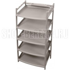 HOMVER Рамбай для обуви 5 полок, 505х410х995мм (серый) 221307435/04