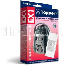 TOPPERR EX 1 Пылесборник для пылесоса Electrolux Clario,Excellio,Oxygen 5 шт. (1010) TOPPERR EX 1 Пылесборник для пылесоса Electrolux Clario,Excellio,Oxygen 5 шт. (1010)
