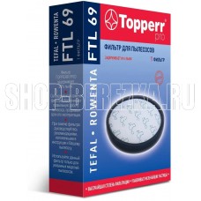 TOPPERR FTL 69 Губчатый фильтр для пылесосов Tefal TW69.., TW72..Rowenta RO69.., RO72.. (RS-22300003 TOPPERR FTL 69 Губчатый фильтр для пылесосов Tefal TW69.., TW72..Rowenta RO69.., RO72.. (RS-22300003