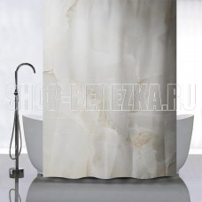 САНАКС 01-124 с рисунком, БЕЖЕВЫЙ МРАМОР, без колец - полиэстэр, 180 х 180 см