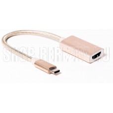 АТОМ (31011) USB Type-C-HDMI, золотой