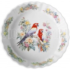 POMIDORO POMI D'ORO P035118 Parrots Блюдо круглое