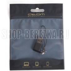 ATOM (31053) USB Type-C 3.1 - USB А 2.0, OTG, (гн/шт), серебряный