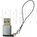 ATOM (31053) USB Type-C 3.1 - USB А 2.0, OTG, (гн/шт), серебряный