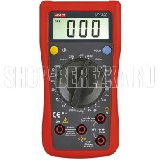 UNI-T Цифровой мультиметр UT132B Напряжение постоянного/переменного тока (600 В); постоянный ток (10А); Сопротивление (20 МОм); Тест батареи