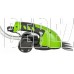 GREENWORKS Кусторез/ножницы для травы 1600807, 2Ач