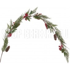 МИРРЭЙ Гирлянда с ягодами и шишками, 135 см (4640108846153) МИРРЭЙ Гирлянда с ягодами и шишками, 135 см (4640108846153)