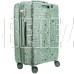 LENDA Чемодан (44-36-L) МОЗАИКА мятный