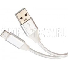 ELTRONIC USB кабель для USB Type-C 2.0м ( 1-43) 3A/60W TPE оплетка (белый) в пакете ELTRONIC USB кабель для USB Type-C 2.0м ( 1-43) 3A/60W TPE оплетка (белый) в пакете