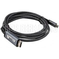 ELTRONIC Кабель Type-C to HDMI 2.0м ( 1-62) 4к 60Гц нейлоновая оплетка (серый) ELTRONIC Кабель Type-C to HDMI 2.0м ( 1-62) 4к 60Гц нейлоновая оплетка (серый)