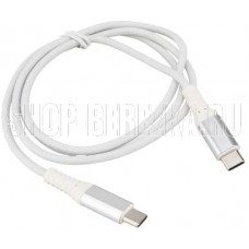 ELTRONIC Кабель Type-C to Type-C 1.0м ( 1-37) 3.0A/60W TPE оплетка (белый) в пакете ELTRONIC Кабель Type-C to Type-C 1.0м ( 1-37) 3.0A/60W TPE оплетка (белый) в пакете