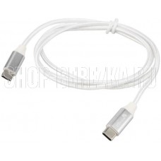 ELTRONIC Кабель Type-C to Type-C 1.0м ( 1-45) 3.0A/60W TPE оплетка (белый) в пакете ELTRONIC Кабель Type-C to Type-C 1.0м ( 1-45) 3.0A/60W TPE оплетка (белый) в пакете