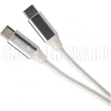 ELTRONIC Кабель Type-C to Type-C 2.0м ( 1-47) 3.0A/60W TPE оплетка (белый) в пакете ELTRONIC Кабель Type-C to Type-C 2.0м ( 1-47) 3.0A/60W TPE оплетка (белый) в пакете