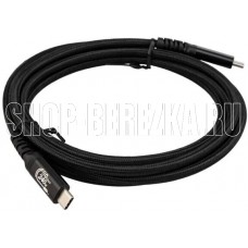 ELTRONIC Кабель Type-C to Type-C 2.0м ( 1-60) 240W нейлоновая оплетка (черный) в пакете