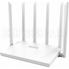NETIS Wi-Fi роутер NC63, Wi-Fi 5, AC1200, 2.4/5ГГц, 3 LAN, белый NETIS Wi-Fi роутер NC63, Wi-Fi 5, AC1200, 2.4/5ГГц, 3 LAN, белый