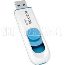 A-DATA 16GB C008 белый/синий USB2.0 (AC008-16G-RWE)