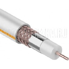 REXANT (01-2401) SAT 50м+CU/CU 75 Ом, 100м белый