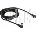 REXANT (18-0014) TV PLUG-TV JACK 3м угловой, черный