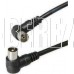 REXANT (18-0014) TV PLUG-TV JACK 3м угловой, черный
