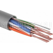 PROCONNECT (01-0043-3) КАБЕЛЬ ВИТАЯ ПАРА ОМЕДНЕННЫЙ, U/UTP, КАТЕГОРИЯ 5E, PVC, 4PR, 24AWG, ВНУТР, СЕРЫЙ, 305 М