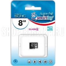 SMARTBUY (SB8GBSDCL4-00) MicroSDHC 8GB Сlass4