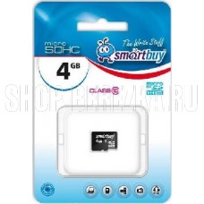 SMARTBUY (SB4GBSDCL10-00) MicroSDHC 4GB Class10