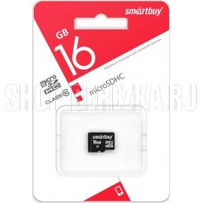 SMARTBUY (SB16GBSDCL10-00) MicroSDHC 16GB Сlass10