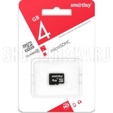 SMARTBUY (SB4GBSDCL4-00) MicroSDHC 4GB Class4