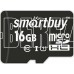 SMARTBUY (SB16GBSDCL10-01) MicroSDHC 16GB Сlass10 + адаптер