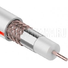 PROCONNECT (01-2401-6) Кабель коаксиальный SAT 50M+CU/Al/CU, 75 Ом, бухта 100м, белый